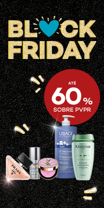Promoção em produtos na Black Friday com desconto de até 60% sobre preço de Venda ao Público Recomendado
